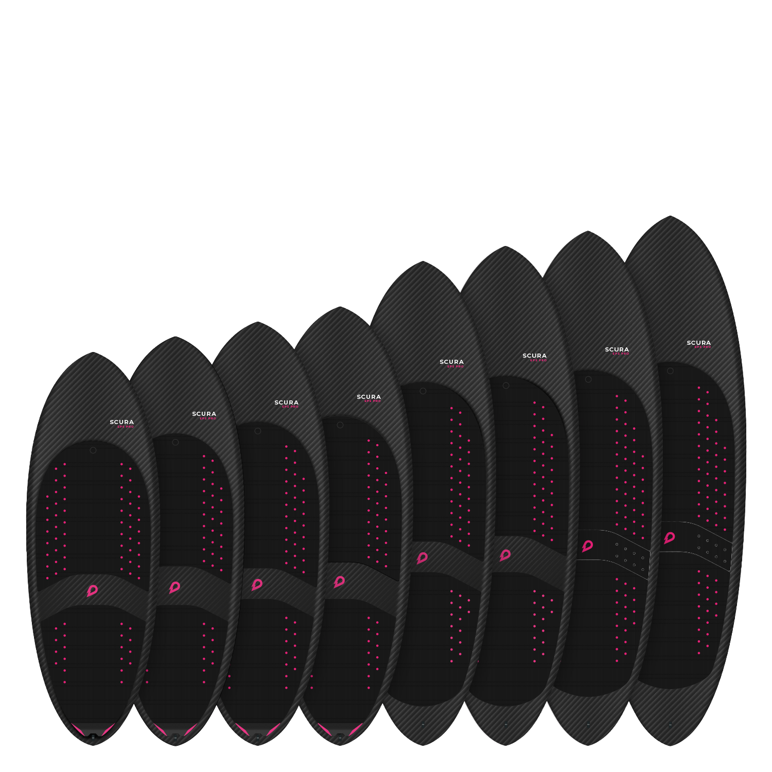 GONG Surf Foil Board Scura EPS Pro Foilboard — side view