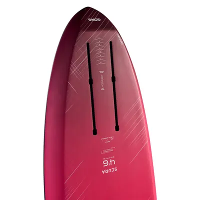 Доска для фойла GONG Surf Foil Board Scura EPS Pro — в работе на воде