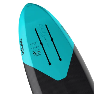 Доска для фойла GONG Surf Foil Board Scura FSP Pro — в работе на воде
