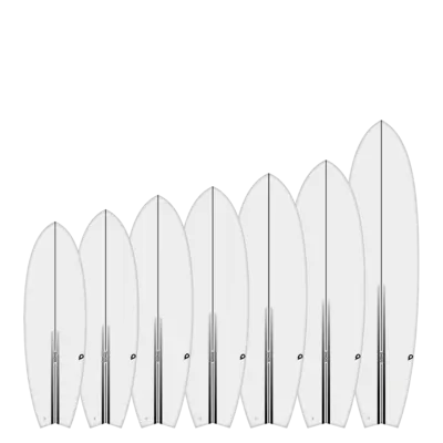 Сёрф-доска GONG Surf Fork EPS — вид сбоку