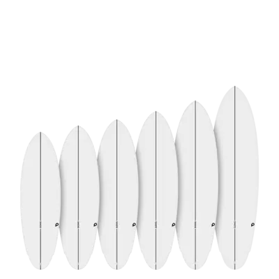 Сёрф-доска GONG Surf Fury EPS — вид сбоку