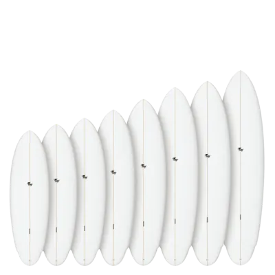 Сёрф-доска GONG Surf Fury PU — вид сбоку