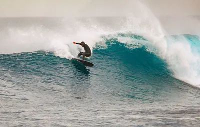 Сёрф-доска GONG Surf Indra PU — вид сверху