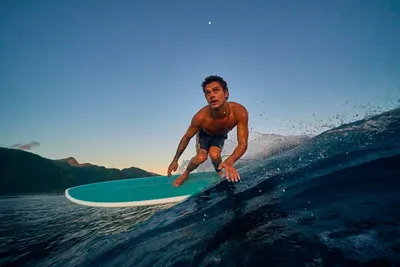 Сёрф-доска GONG Surf Indra PU — крупный план