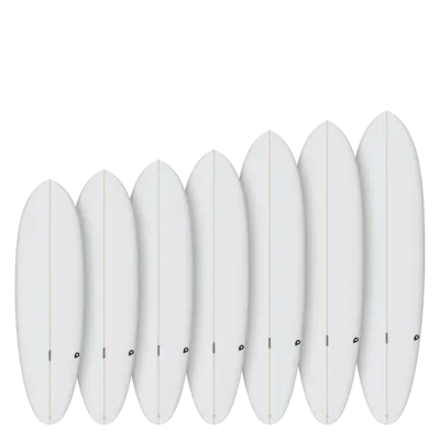 Сёрф-доска GONG Surf Indra PU — вид сбоку