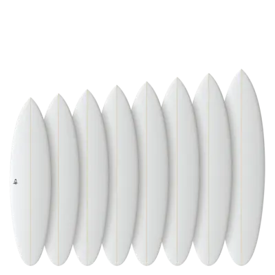 Сёрф-доска GONG Surf Lethal Mid PU — вид сбоку