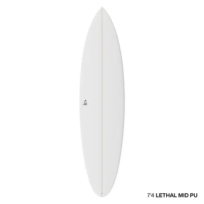 Сёрф-доска GONG Surf Lethal Mid PU — детали конструкции