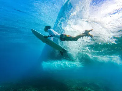 Сёрф-доска GONG Surf Matata Simone Origin 2.0 — в работе на воде