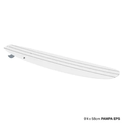 Сёрф-доска GONG Surf 9'4 Pampa EPS — в работе на воде