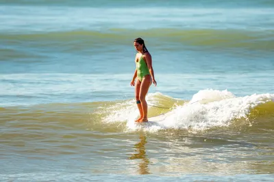 Сёрф-доска GONG Surf 9'4 Pampa PU — в работе на воде