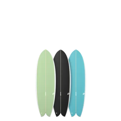 Сёрф-доска GONG Surf Pie PU — вид сбоку
