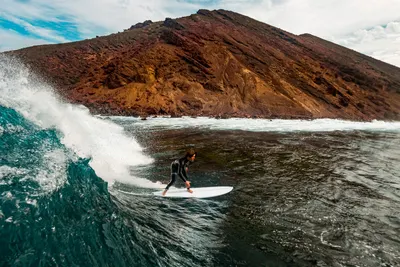 Сёрф-доска GONG Surf Steve PU — крупный план