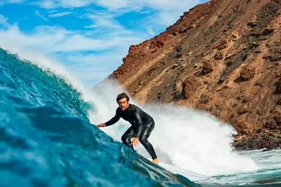 Сёрф-доска GONG Surf Steve PU — в работе на воде