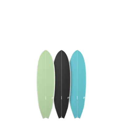 Сёрф-доска GONG Surf Vibe PU — вид сбоку