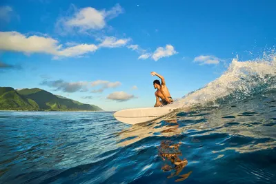 Сёрф-доска GONG Surf Vibe PU — в работе на воде