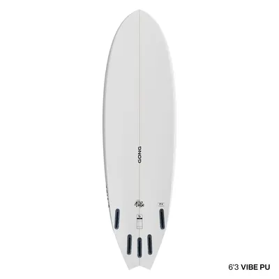 Сёрф-доска GONG Surf Vibe PU — вид сверху