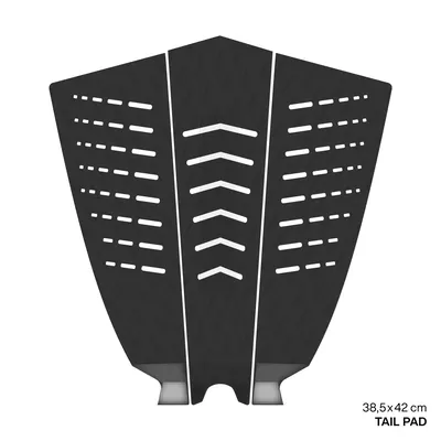 Крепление GONG Tail Pad SUP Double Diamond — вид сбоку