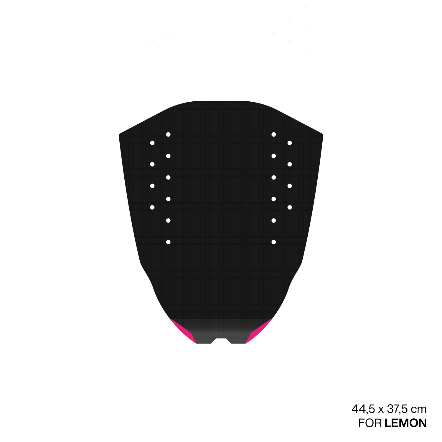 Крепление GONG Surf Foil Ridge Tail Pad - Shape Lemon — детали конструкции