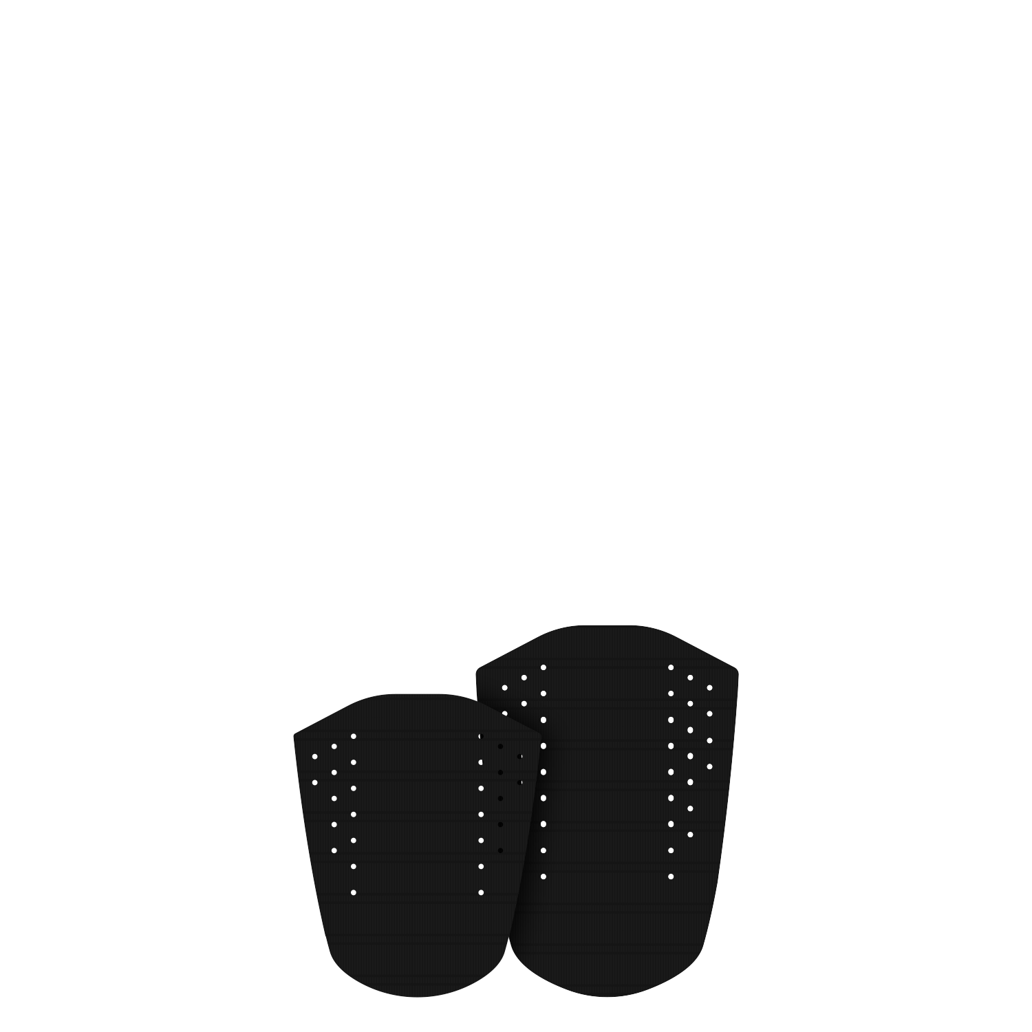 Крепление GONG Surf Foil Ridge Tail Pad - Shape Mister — вид сбоку