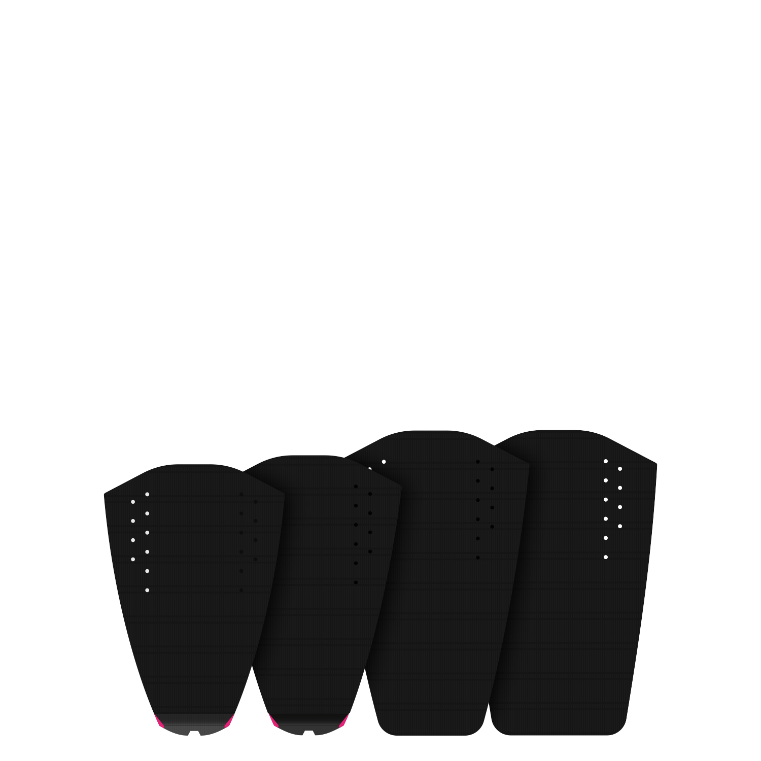Крепление GONG Surf Foil Ridge Tail Pad - Shape NOTW — вид сбоку