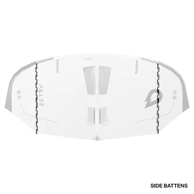 GONG Wing Pulse Race 2025 Battens & LDS Tips Components — top view