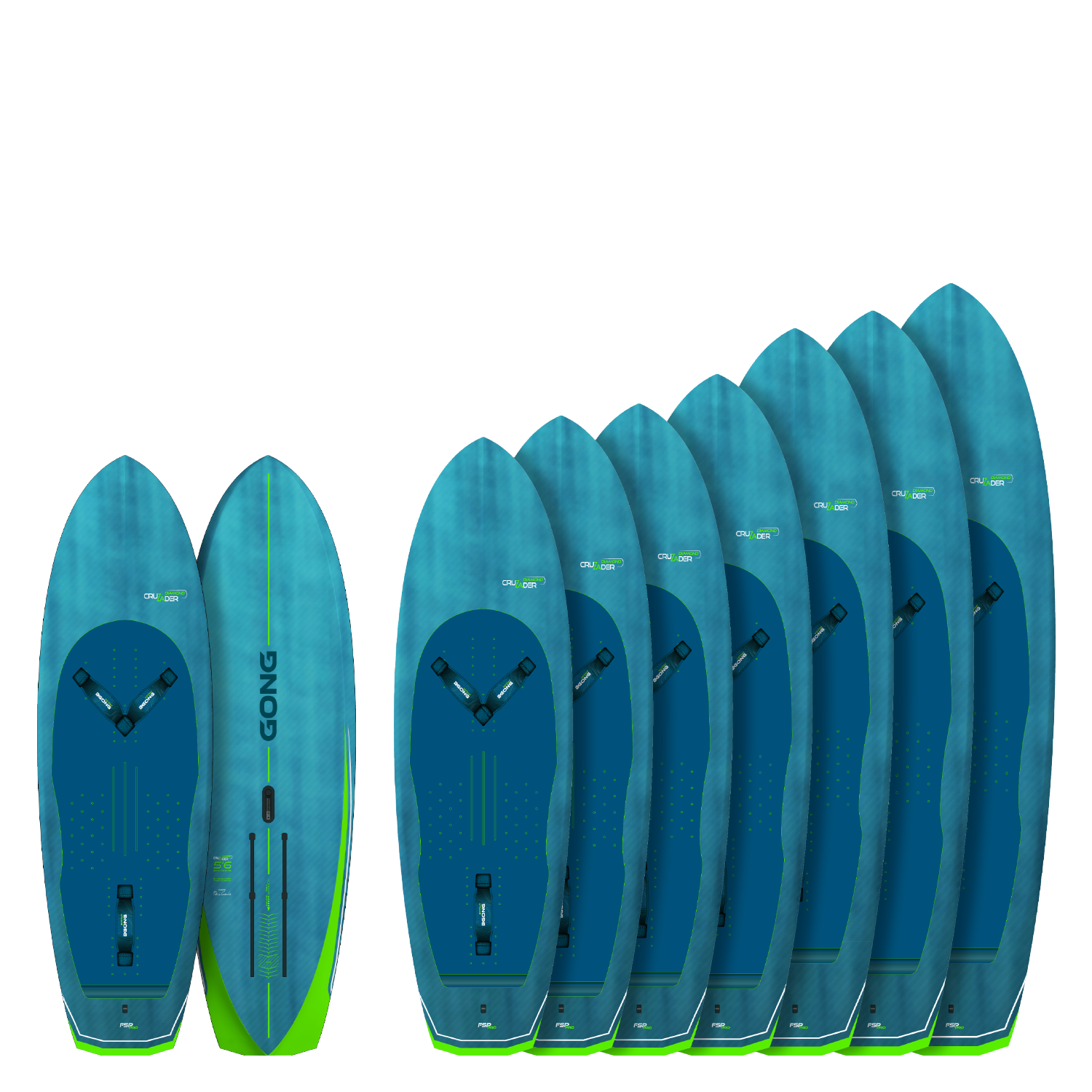 Доска для фойла GONG Wing Foil Board Cruzader Diamond FSP Pro