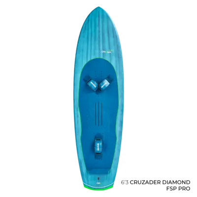 Доска для фойла GONG Wing Foil Board Cruzader Diamond FSP Pro — вид сбоку