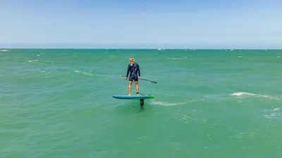 Доска для фойла GONG Wing Foil Board Cruzader Diamond FSP Pro — крупный план