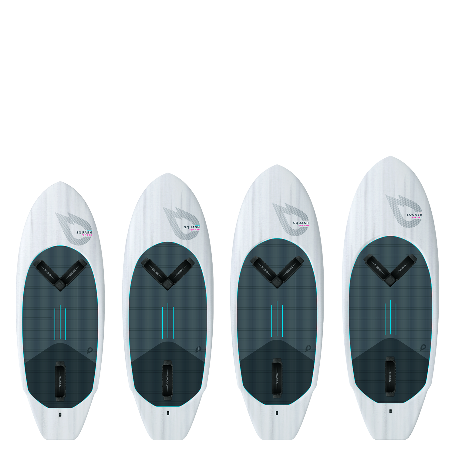 Доска для фойла GONG Wing Foil Board Cruzader Squash FSP Pro — вид сбоку