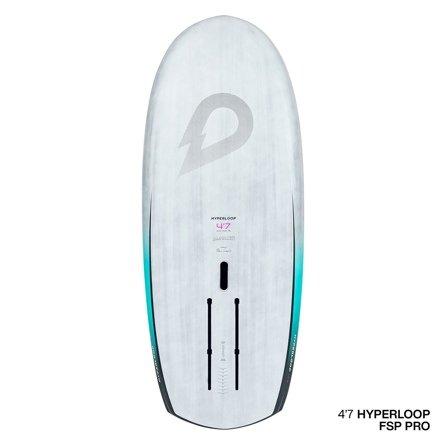 Доска для фойла GONG Wing Foil Board Hyperloop FSP Pro — top view