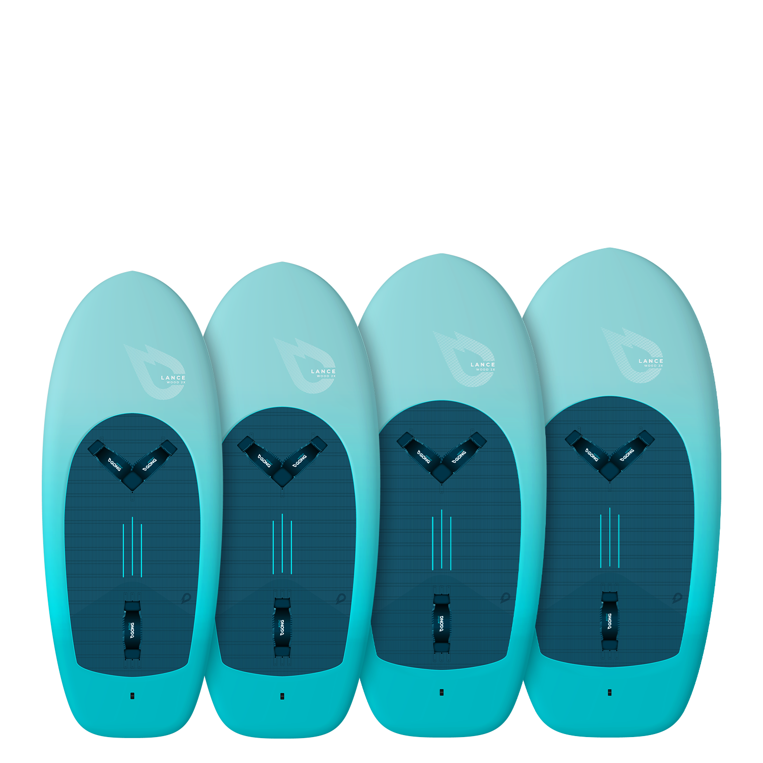 GONG Wing Foil Board Lance WOOD 2X Foilboard — side view