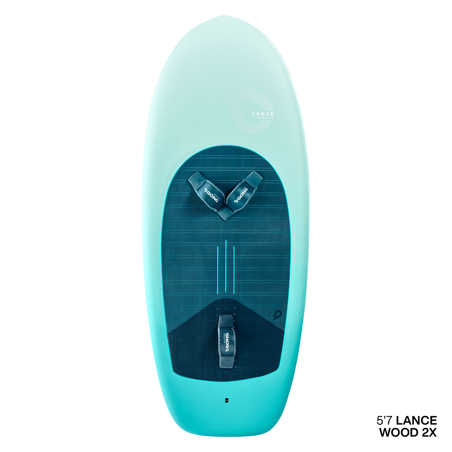 GONG Wing Foil Board Lance WOOD 2X Foilboard — construction detail