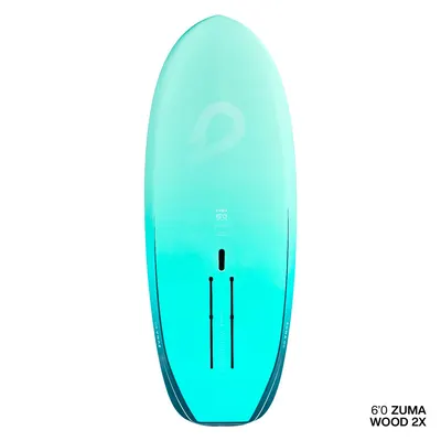 Доска для фойла GONG Wing Foil Board Zuma Wood 2X — вид сверху