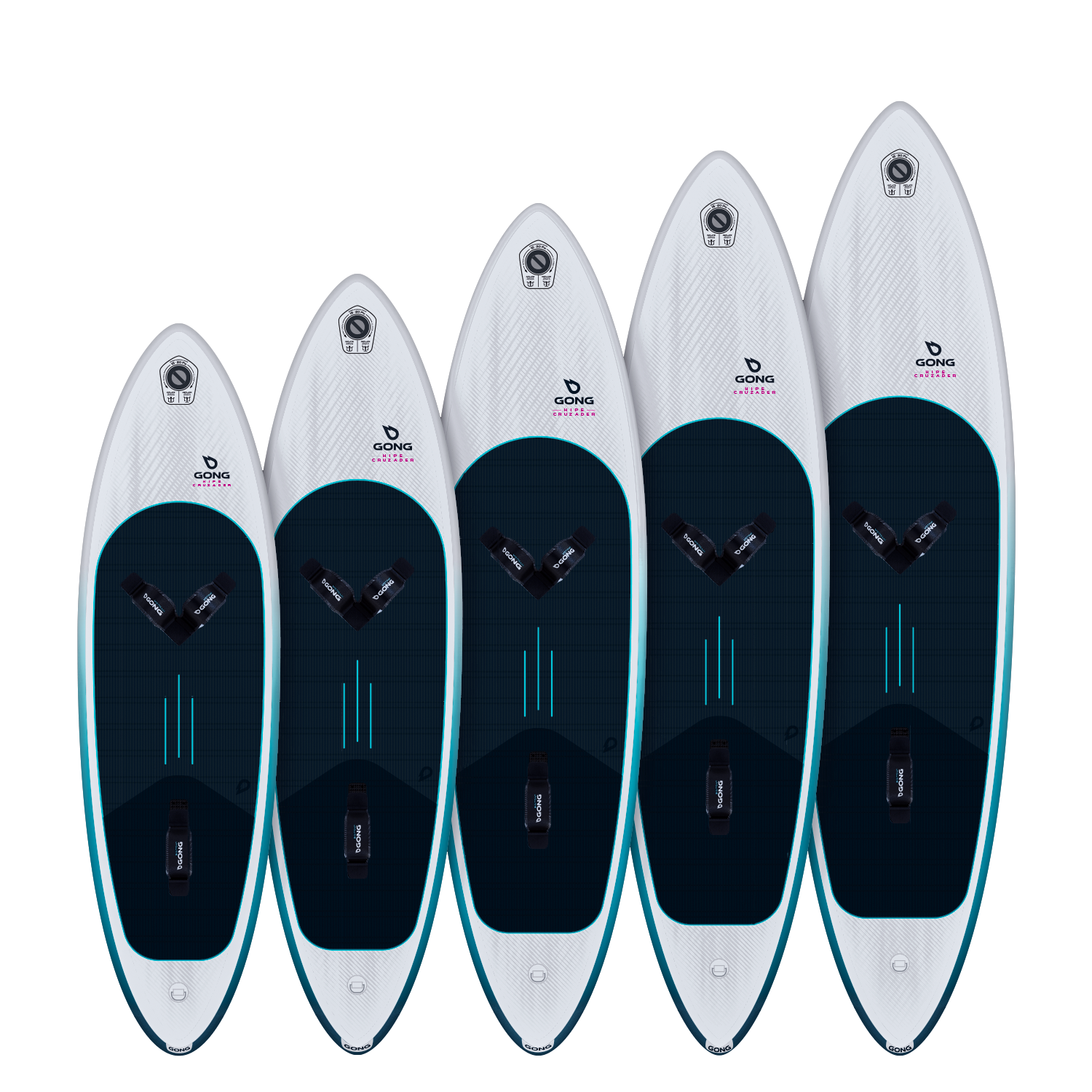 GONG Wing foil Board Inflatable HIPE Cruzader Foilboard — side view
