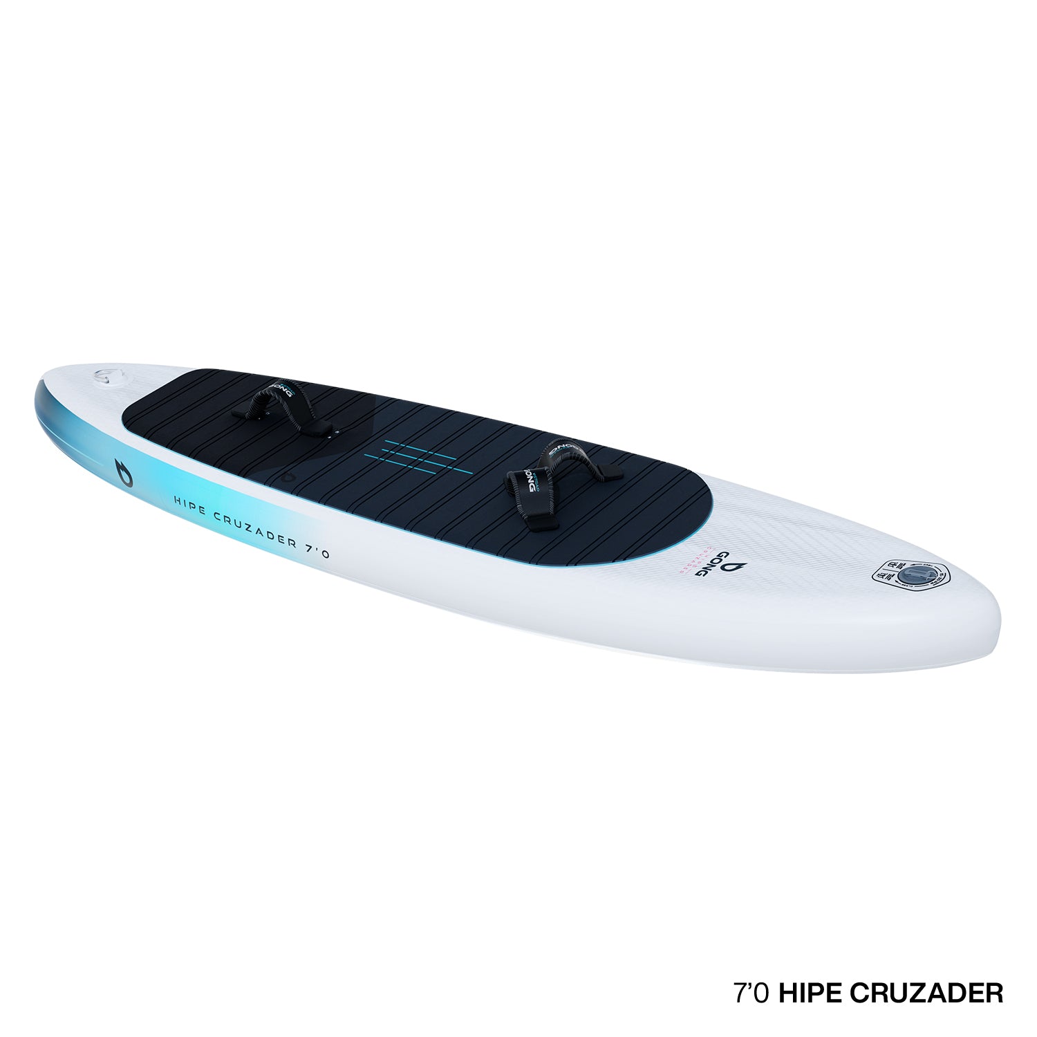 GONG Wing foil Board Inflatable HIPE Cruzader Foilboard — in action on the water