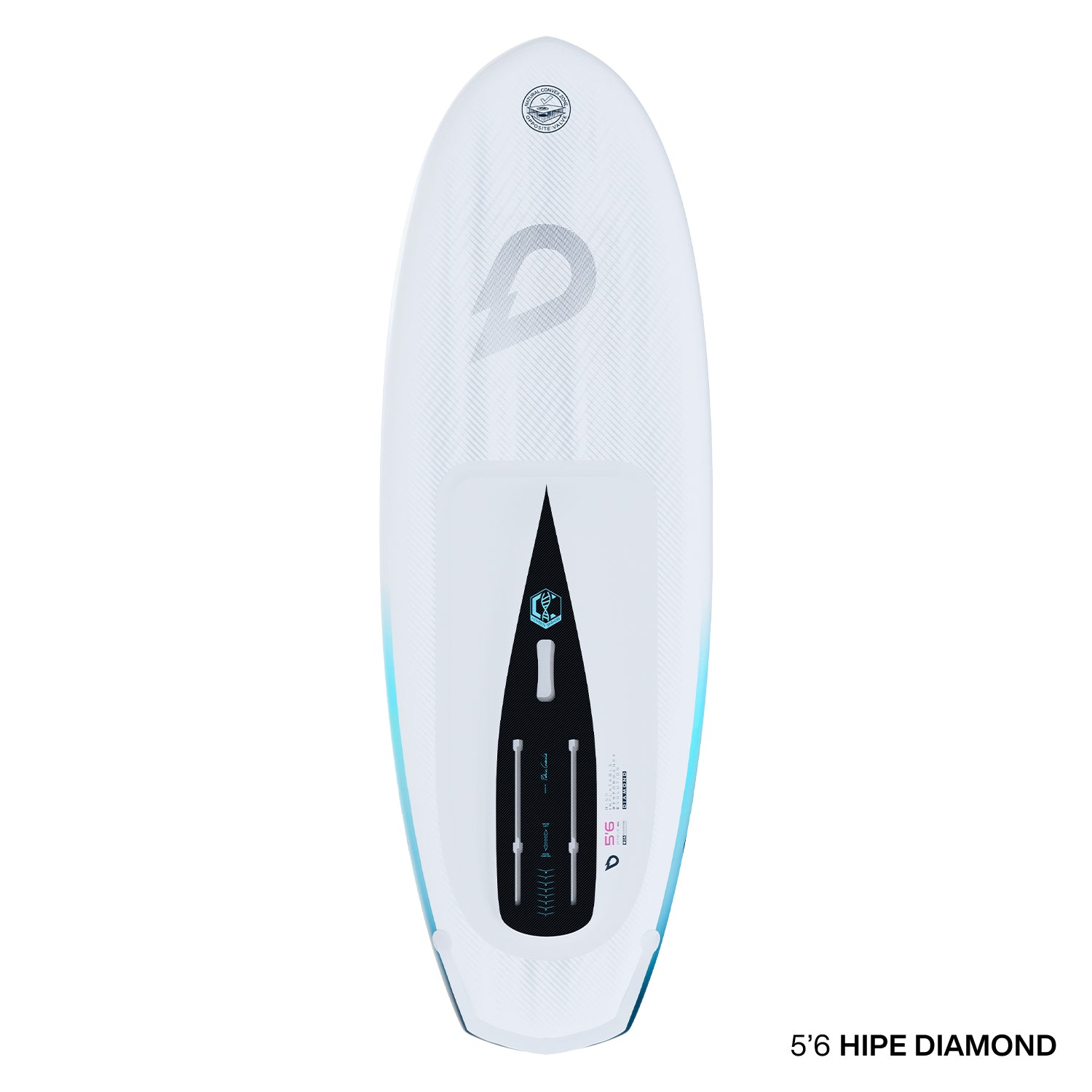 Доска для фойла GONG Wing foil Board Inflatable HIPE Diamond — top view