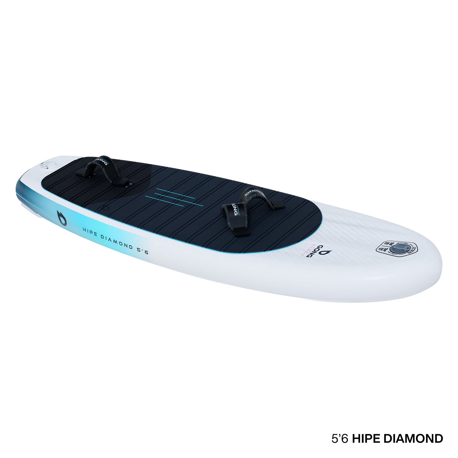 Доска для фойла GONG Wing foil Board Inflatable HIPE Diamond — in action on the water