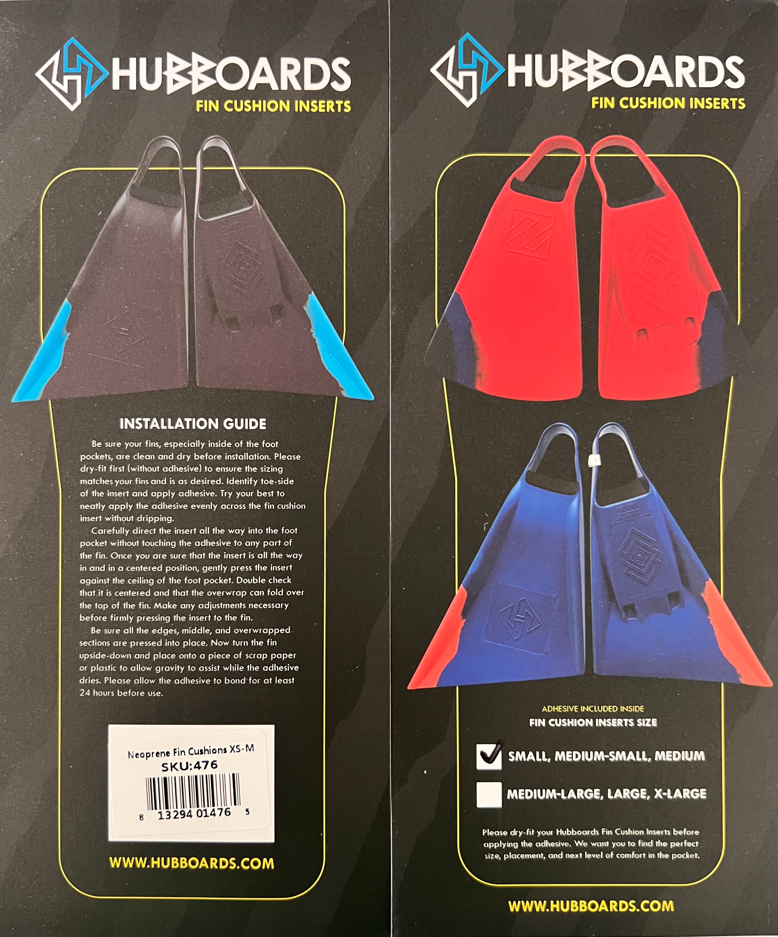 Плавник Hubboards 2mm Neoprene Fin Cushion Insert Kit