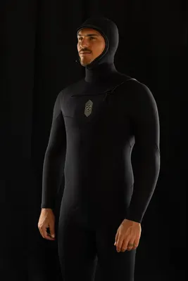 Гидрокостюм Hubboards 5/4mm Hooded Full Suit — вид сбоку