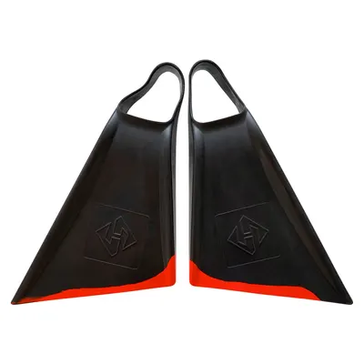 Плавник Hubboards Boost'n Houston Swim Fins -Black & Red — вид сбоку