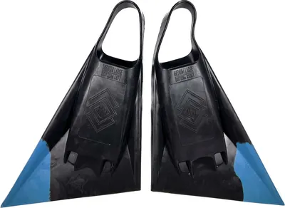 Плавник Hubboards Air Hubb Swim Fins - Black & Cool Blue — вид сбоку