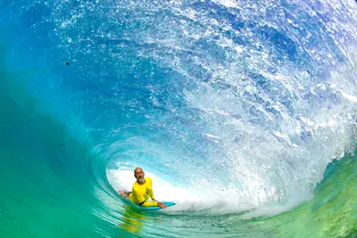 Бодиборд Hubboards Hauoli VF (High Volume + Flex) — в работе на воде