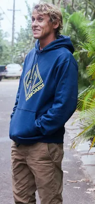 Одежда Hubboards Hubboards Stay Gold Hoodie - NAVY — детали конструкции