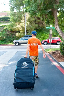 Чехол Hubboards Intercontinental Bodyboard Bag — вид сбоку