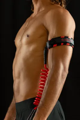 Лиш Hubboards Comp Big Bicep Leash 9mm — вид сбоку