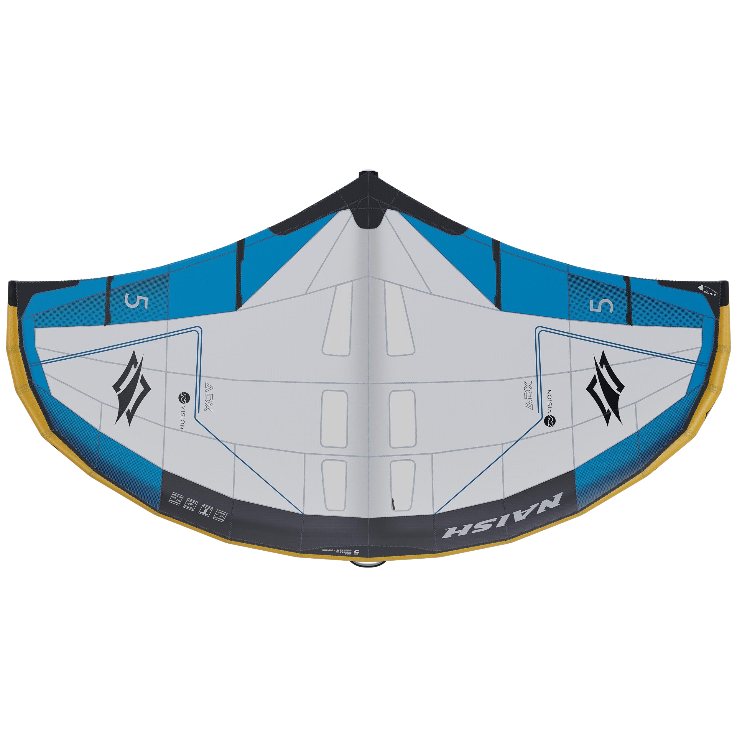 Naish 2025 ADX NVision Wing — top view