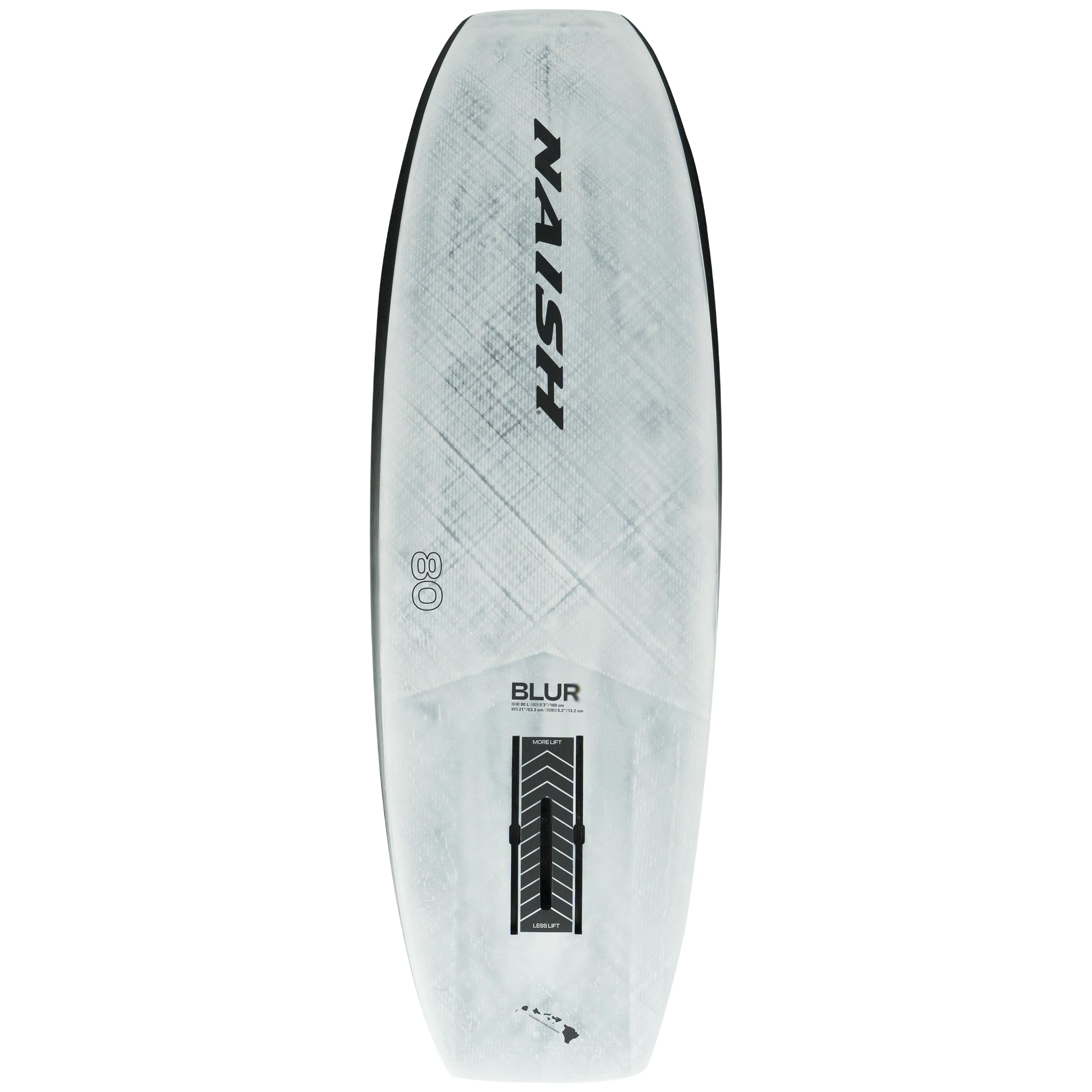 Naish Blur Foilboard — side view