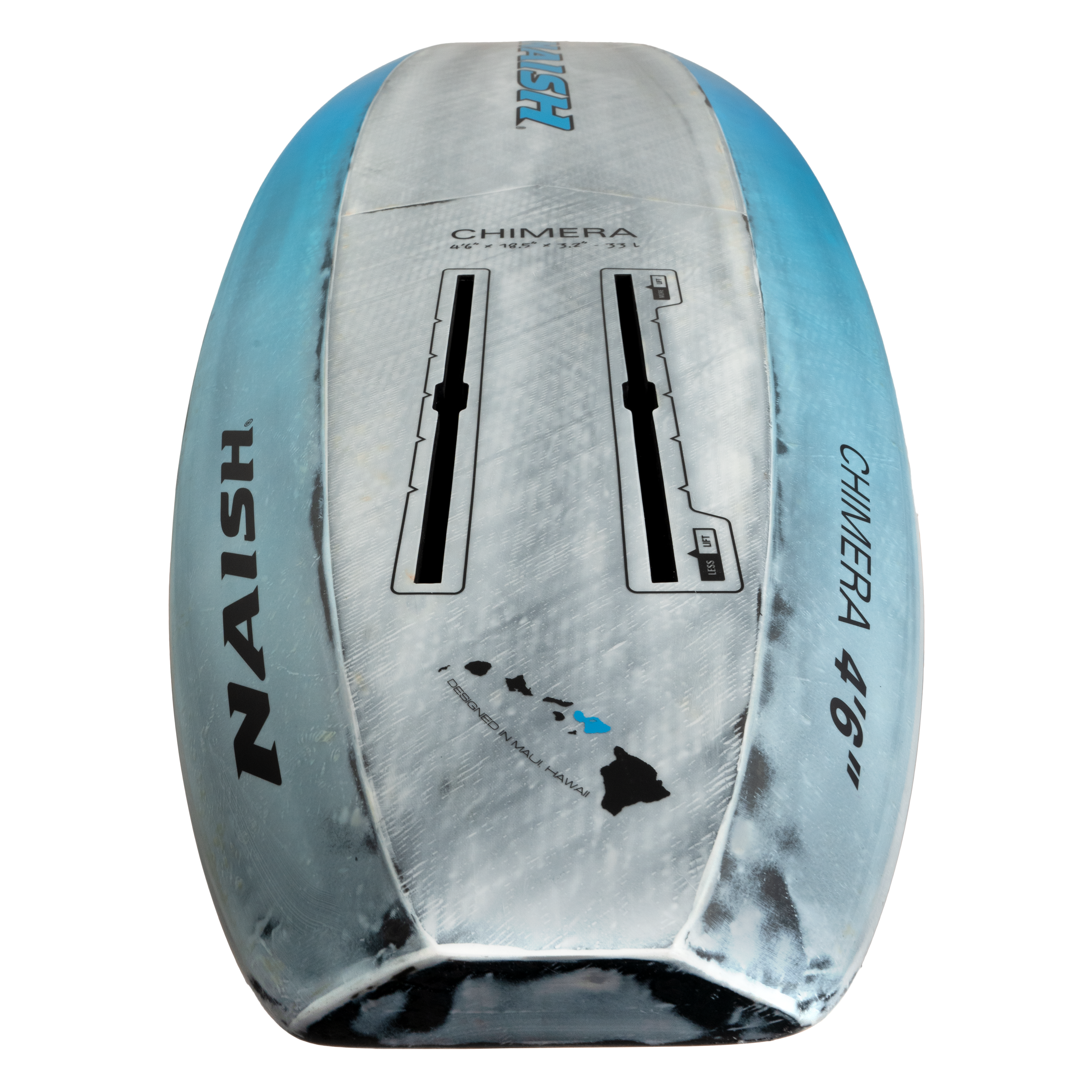 Naish 2025 Chimera Foilboard — top view