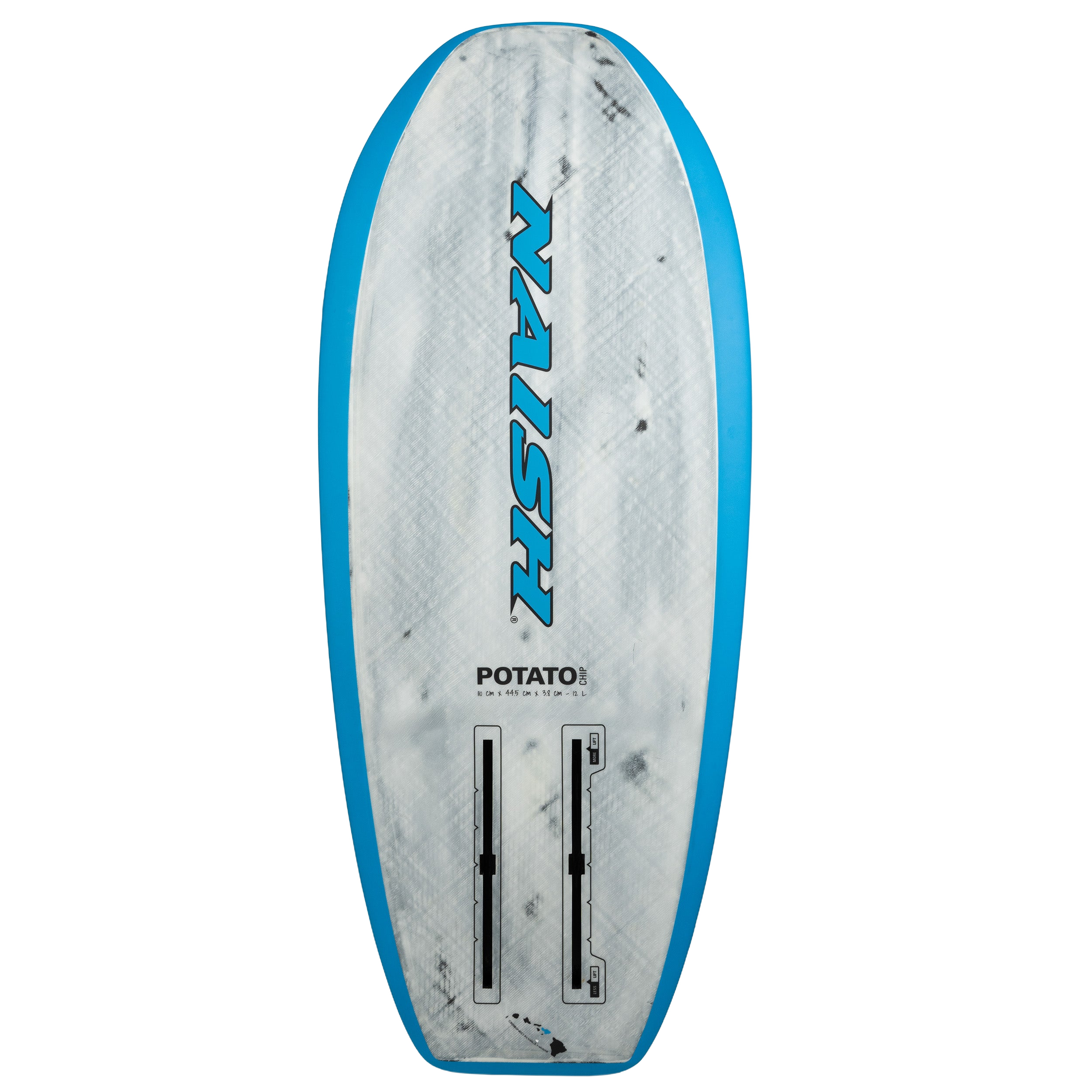 Naish Hover Potato Chip Foilboard — side view
