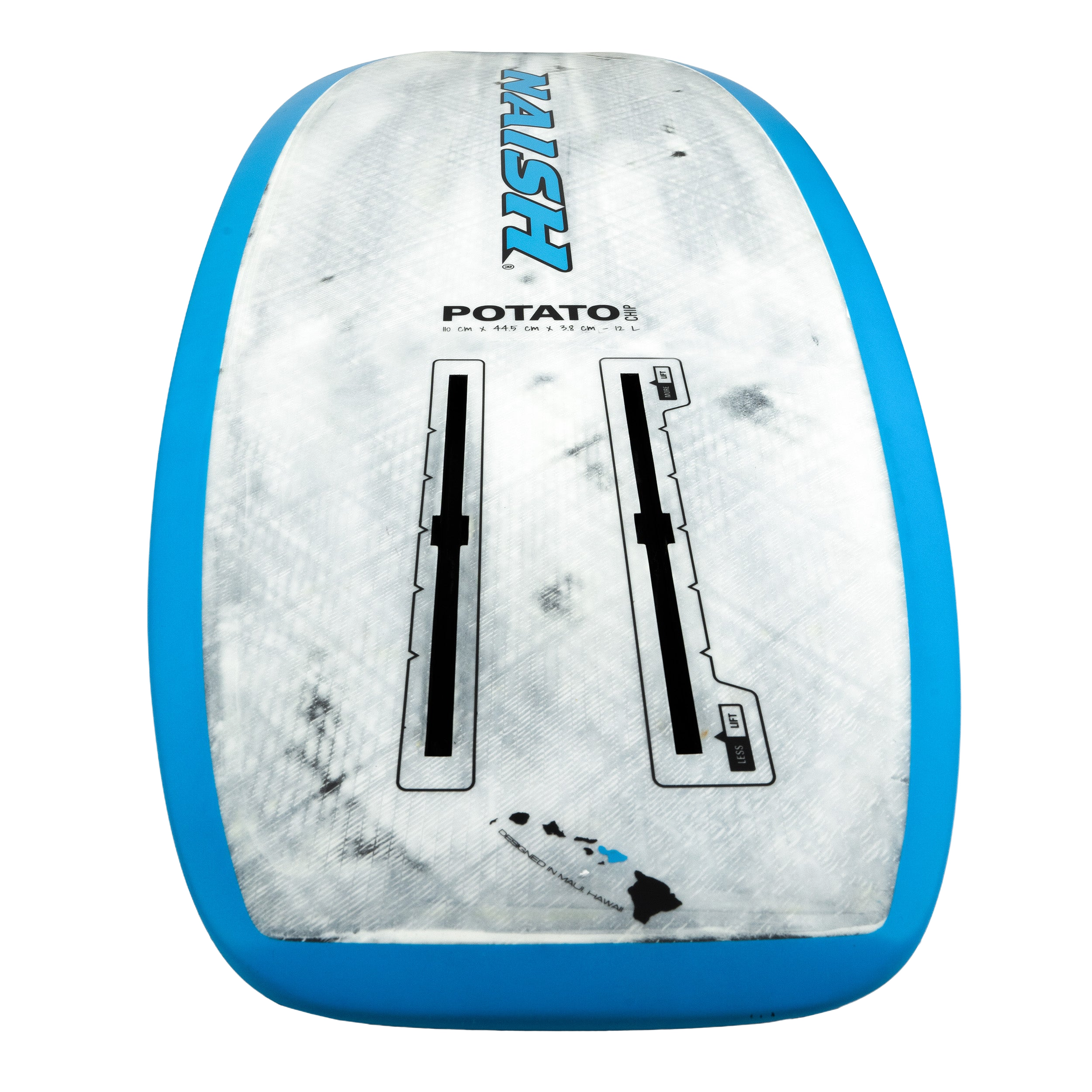 Naish Hover Potato Chip Foilboard — in action on the water